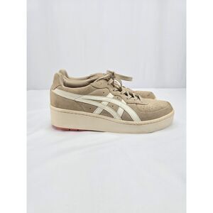 Women's Suede Onitsuka Tiger GSM Cream Citrus Beige Asics Sneakers Shoes Size 10